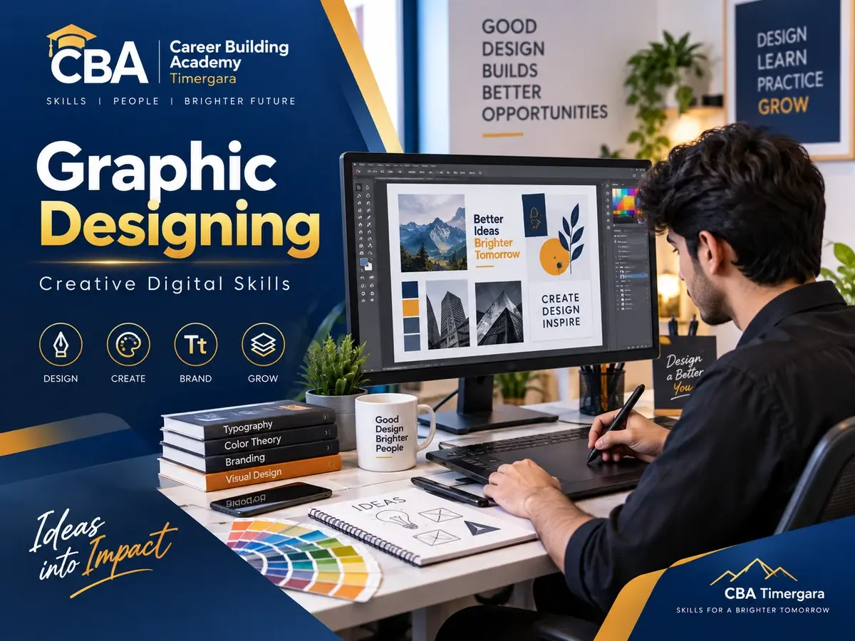 CBA Graphic Designing course artwork